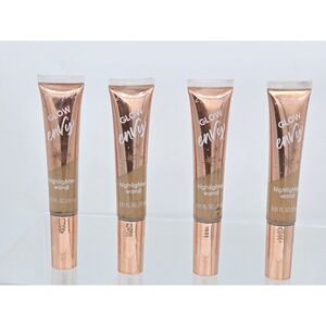 4 Lot L.A. Girl Glow Envy Highlighter Wand, Nightlife GBL578 - Vibin, 0.51 Fl Oz